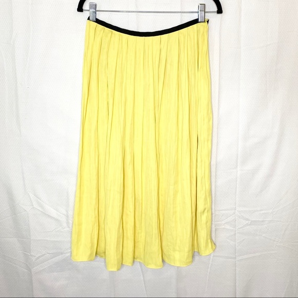 Zara Dresses & Skirts - Zara Pleated Skirt Full Yellow - NWT - S